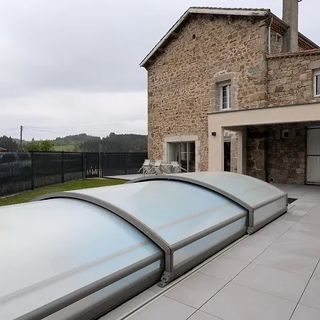 Maison Avec Piscine Et Animaux Acceptes - 6 Pers. - Fr-1-582-549 Semesterbostad Saint-Victor-Malescours